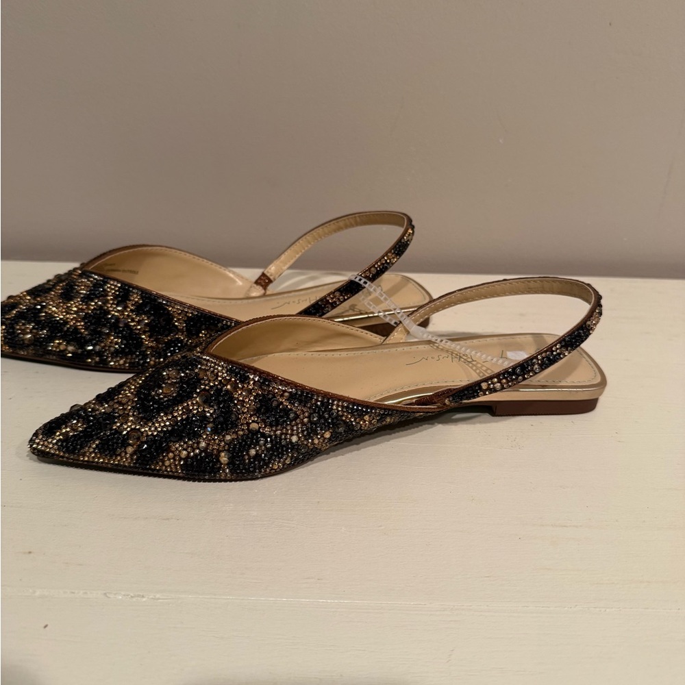 Betsey Johnson Women’s Vance Leopard Print Slingback Flats - Picture 4 of 8